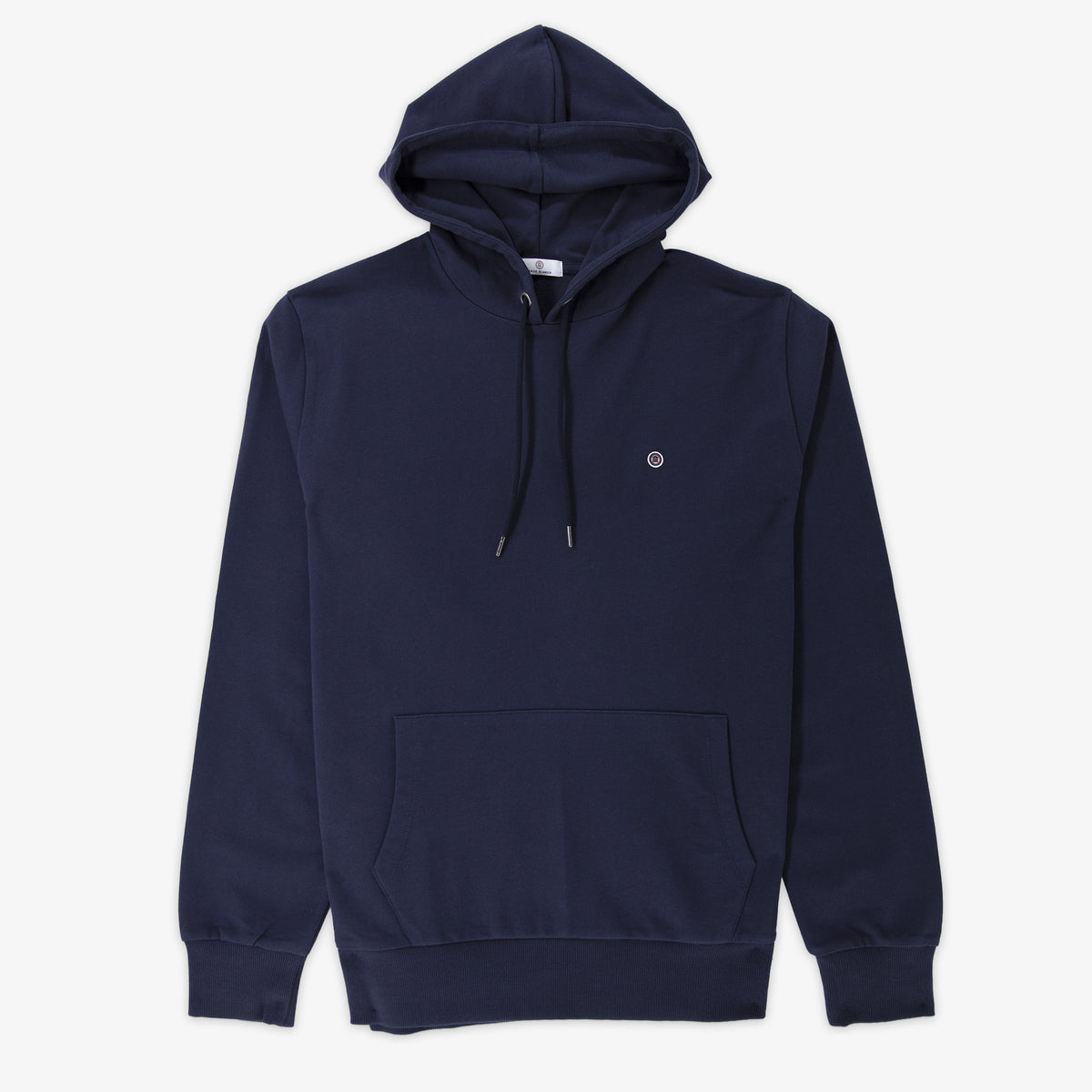 Sweat à capuche Singap en molleton gratté bleu marine