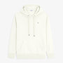 Sweat à capuche Samson en coton molletonné blanc