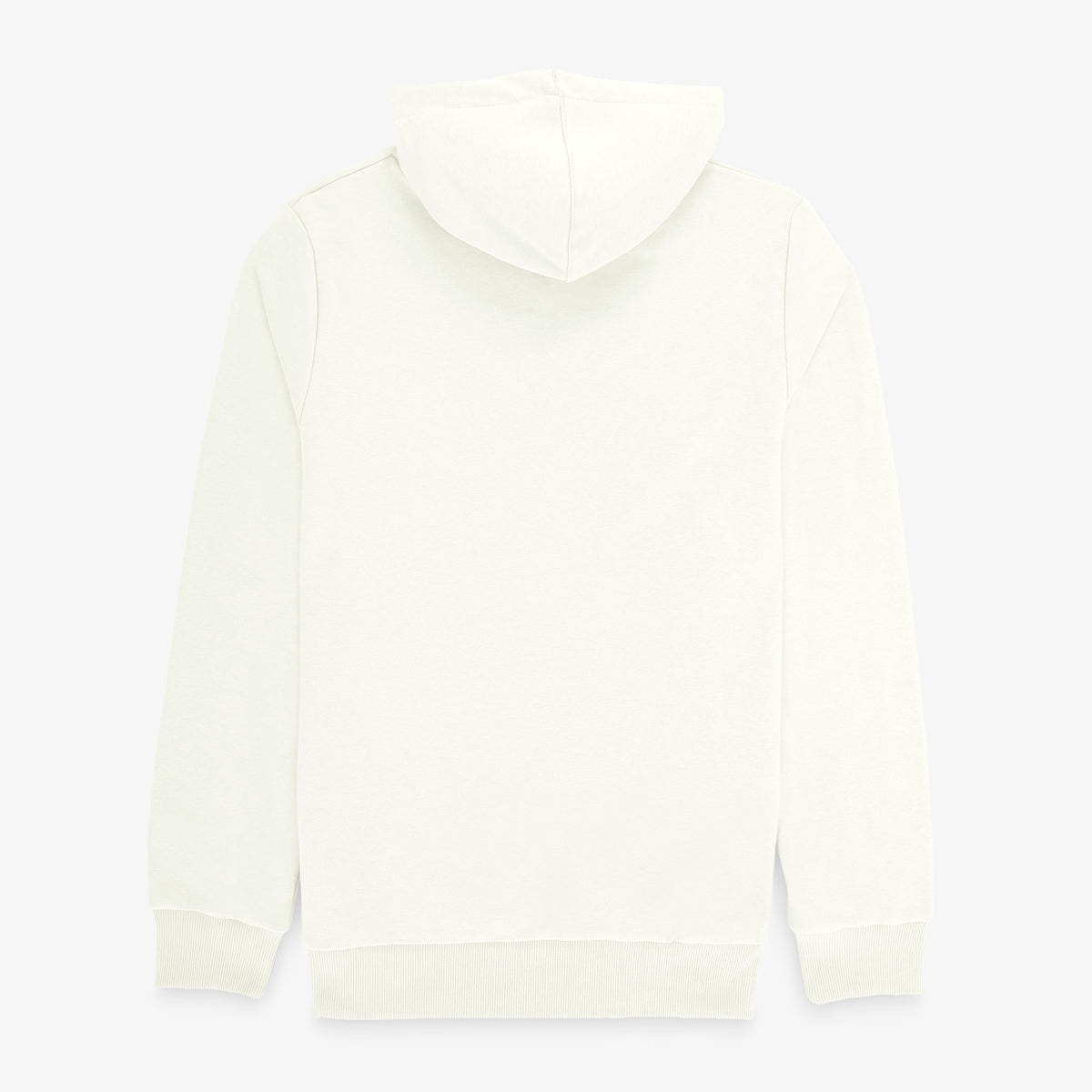 Sweat à capuche Samson en coton molletonné blanc