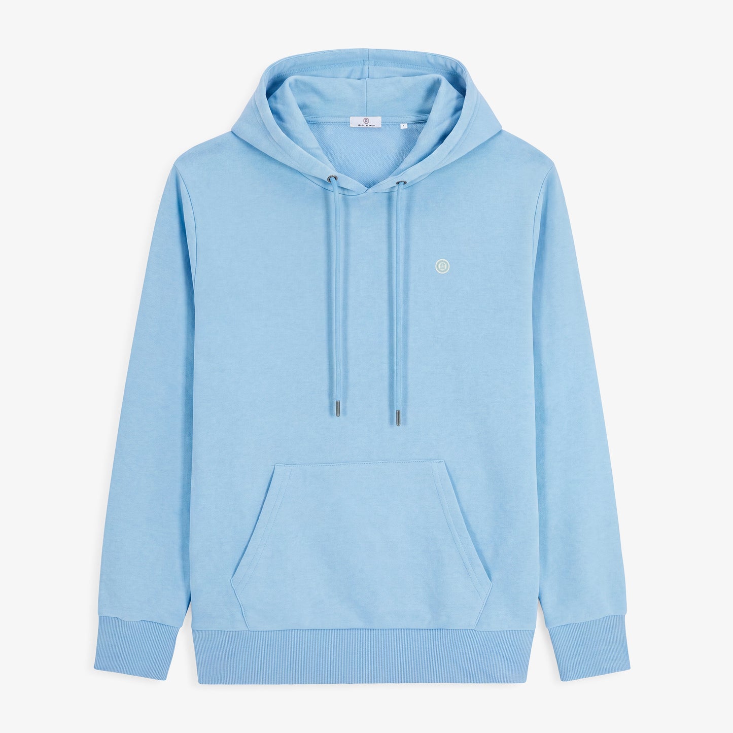 Sweat à capuche Samson en coton molletonné bleu ciel
