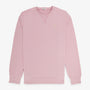 Sweat col rond Stanley en coton molletonné rose