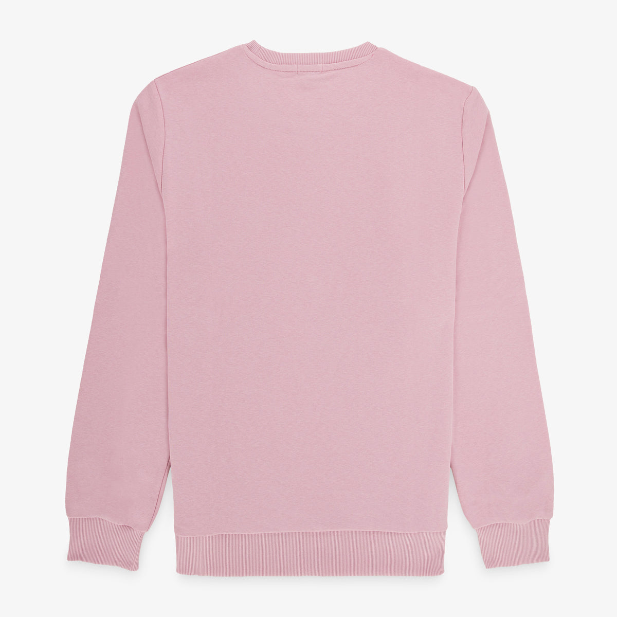 Sweat col rond Stanley en coton molletonné rose
