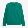 Sweat col rond French Rib vert pivert