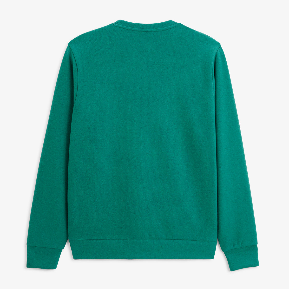 Sweat col rond French Rib vert pivert