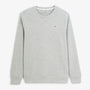 Sweat col rond French Rib gris chiné