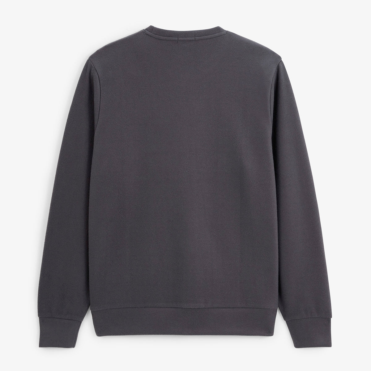 Sweat col rond French Rib gris asphalte