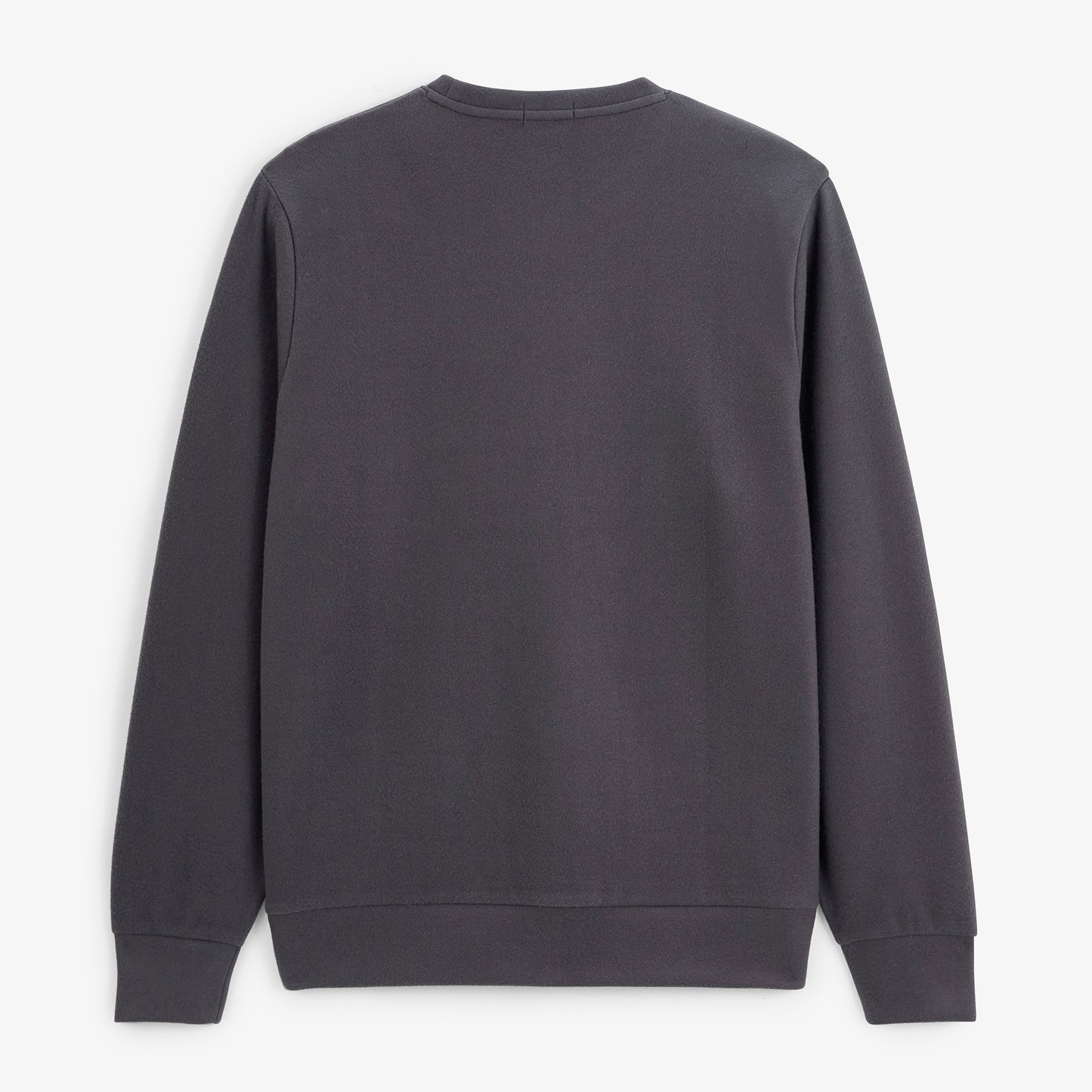 Sweat col rond French Rib gris asphalte