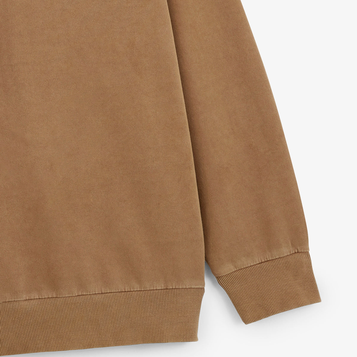 Sweat à capuche en coton molleton marron caramel broderie Pilote SBPLAY