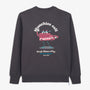 Sweat col rond imprimé Munchies Call gris asphalte SBPLAY