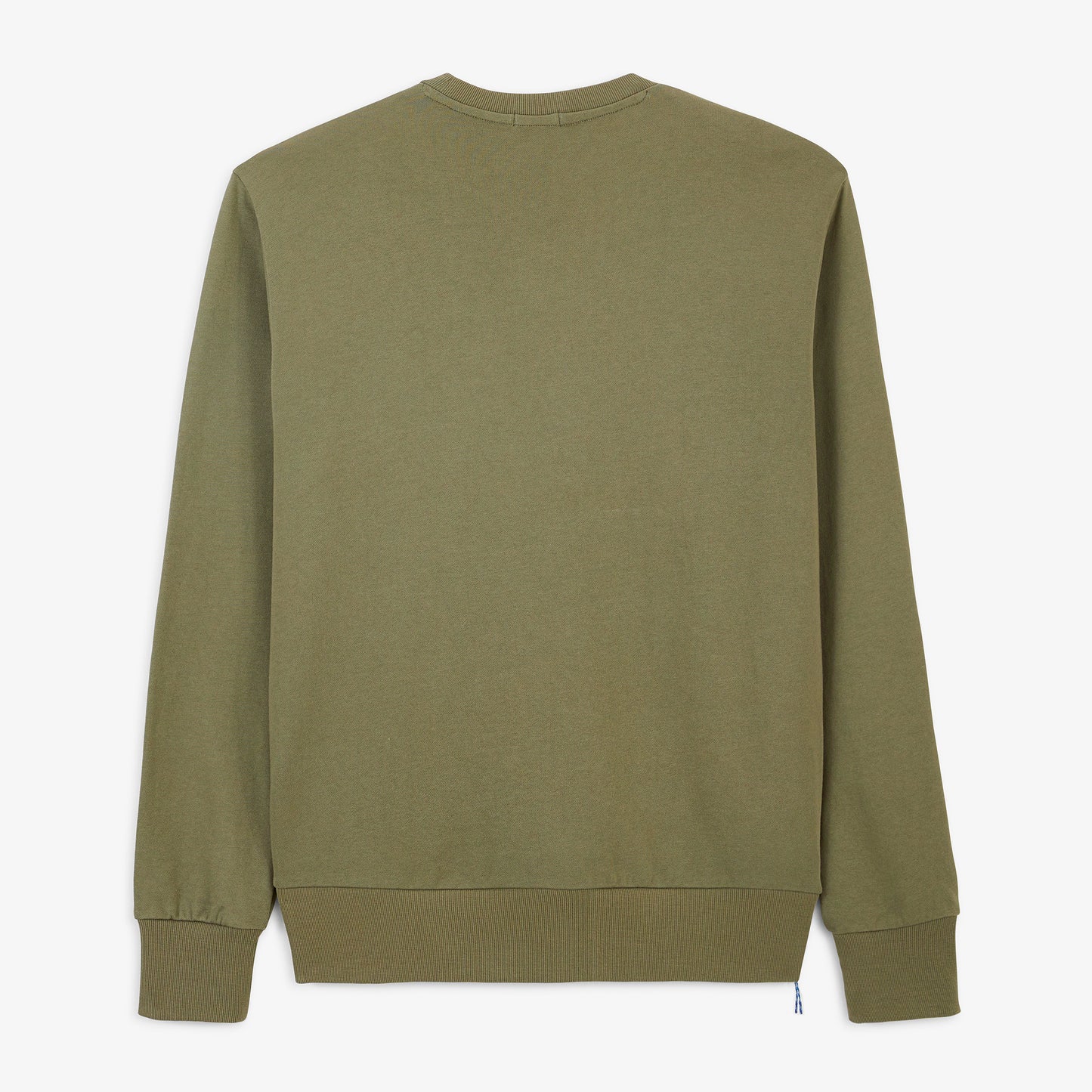 Sweat col rond imprimé Blanco Family Restaurant vert militaire