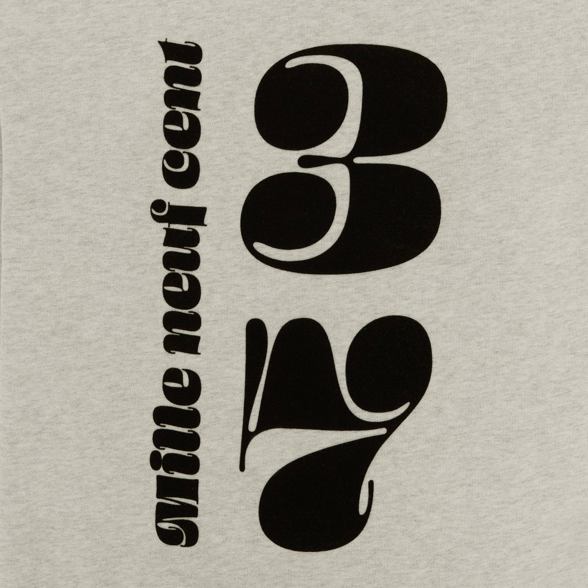 Sweat "1937" à capuche 100% coton beige chiné Toulouse Football Club
