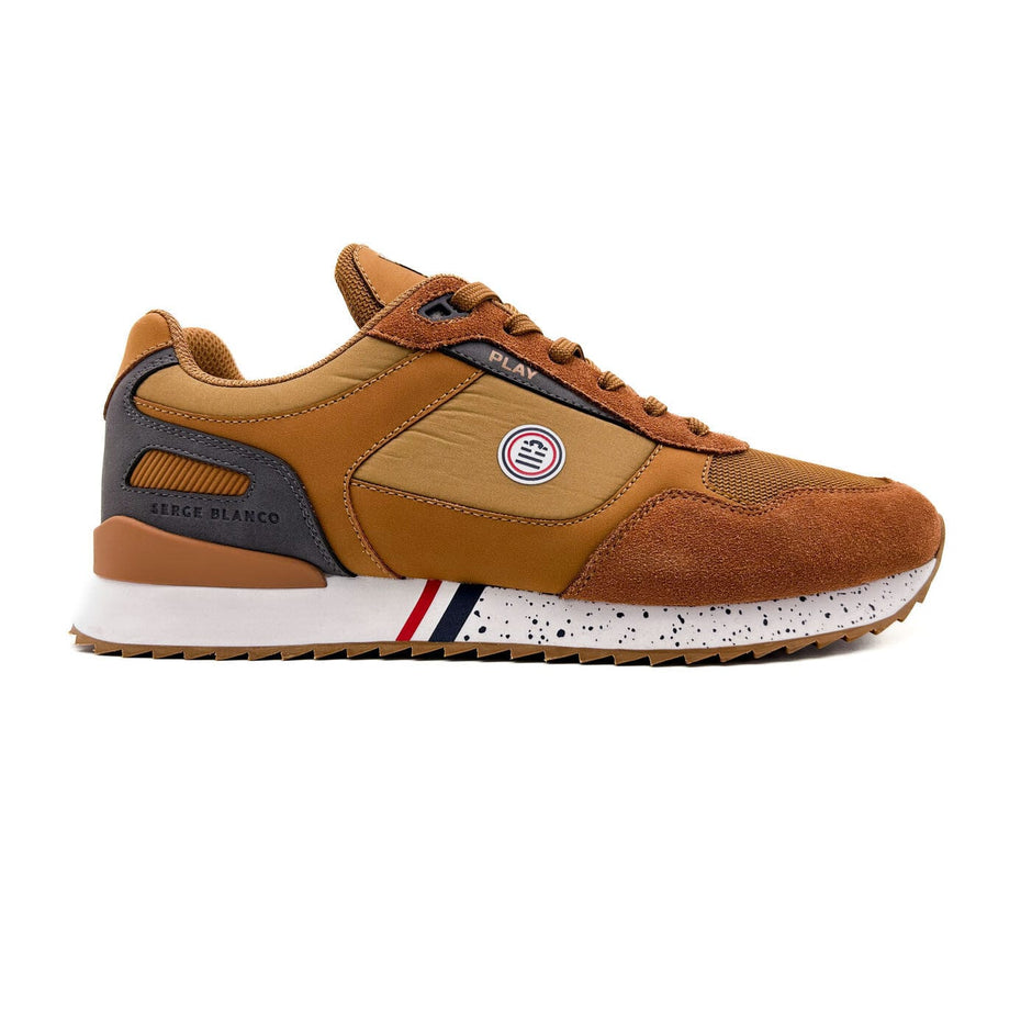 Chaussures Homme STEPTRONIC Abcott – Cuir Fauve, Semelle Caoutchouc – Taille 42 EU – Fermeture Lacets, Largeur Standard