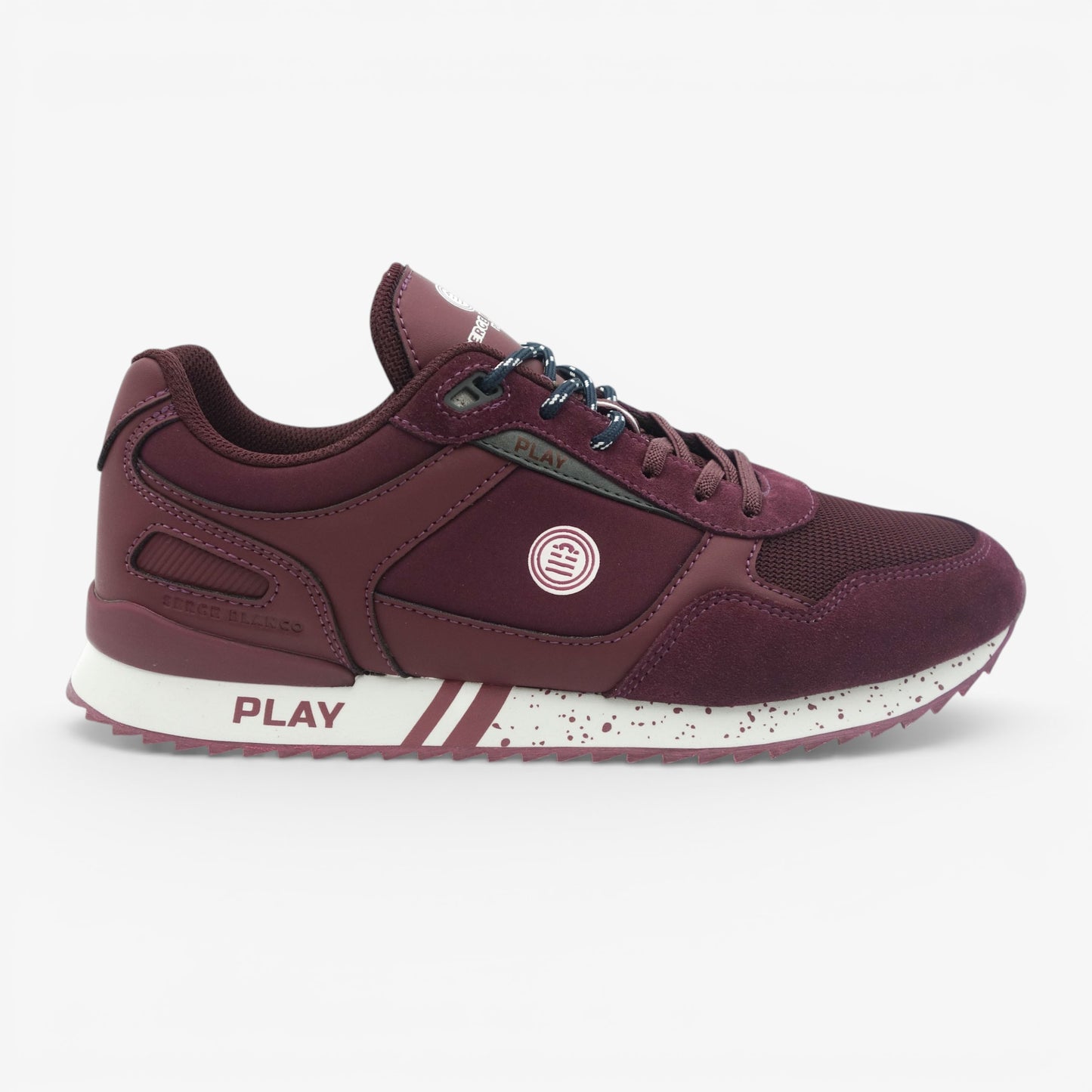 Sneakers Chamonix Play rouge vigne homme serge blanco