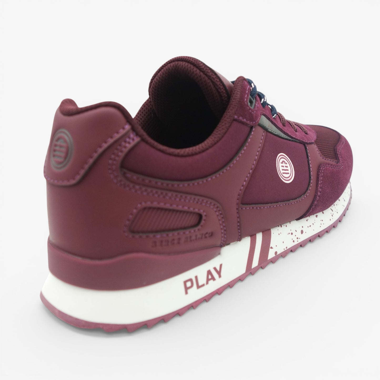 Sneakers Chamonix Play rouge vigne homme serge blanco