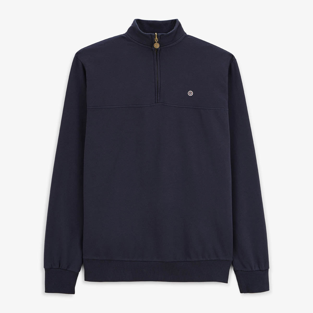 Sweat Saint Cyp avec col zippé dark navy
