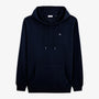 Sweat à capuche hoodie bleu marine en coton homme SERGE BLANCO