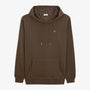 Sweat à capuche hoodie marron cafe en coton homme SERGE BLANCO