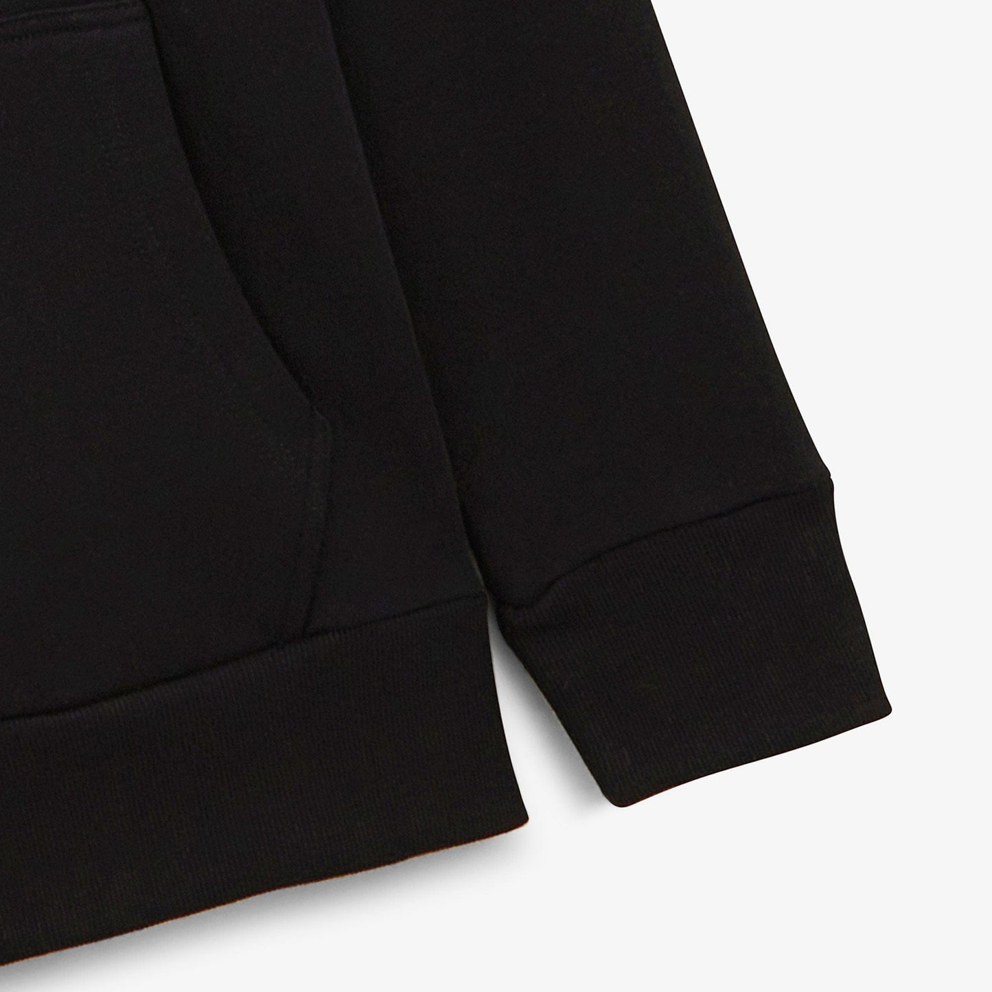 Sweat à capuche noir avec cordons homme serge blanco