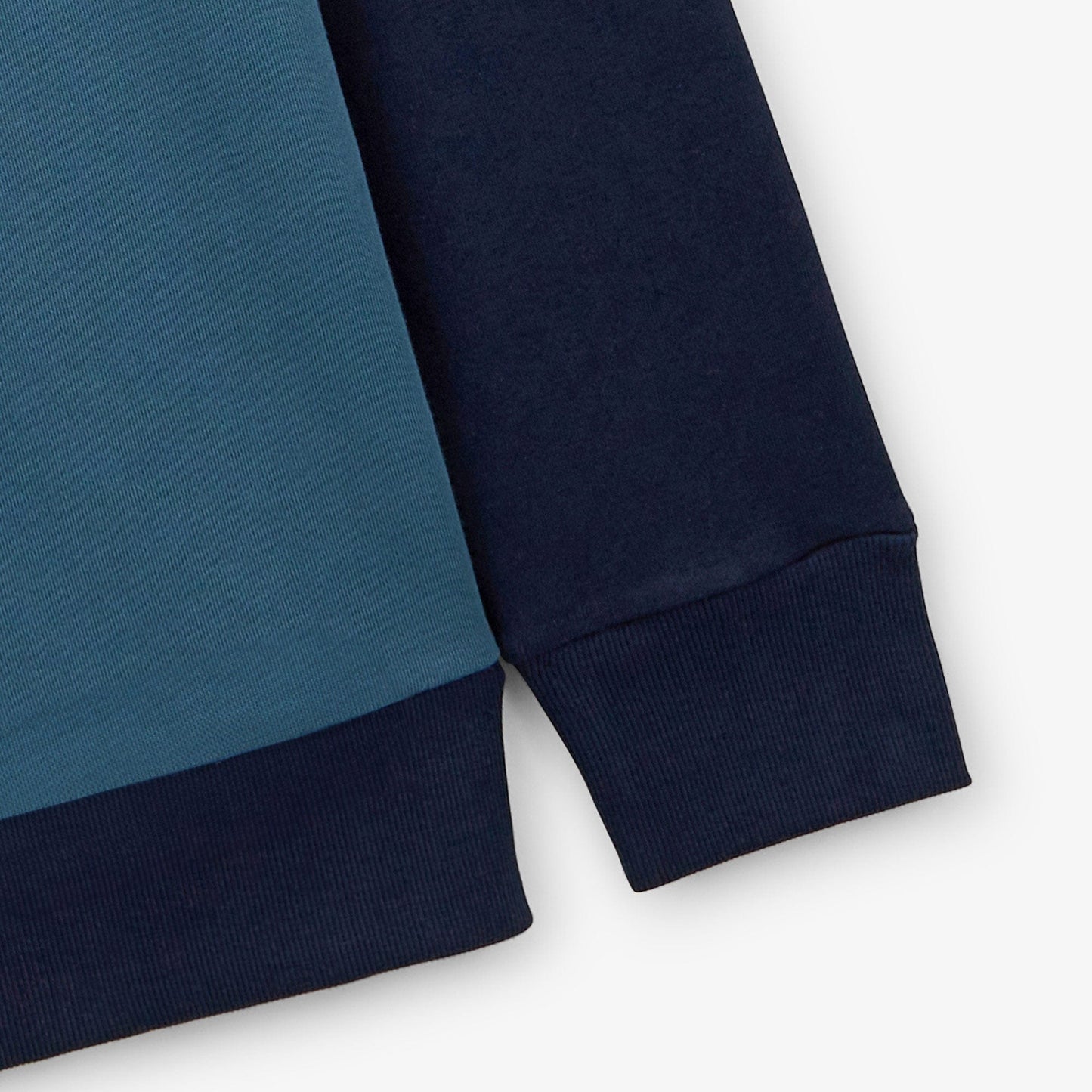 Sweat col rond tricolore pastel homme serge blanco