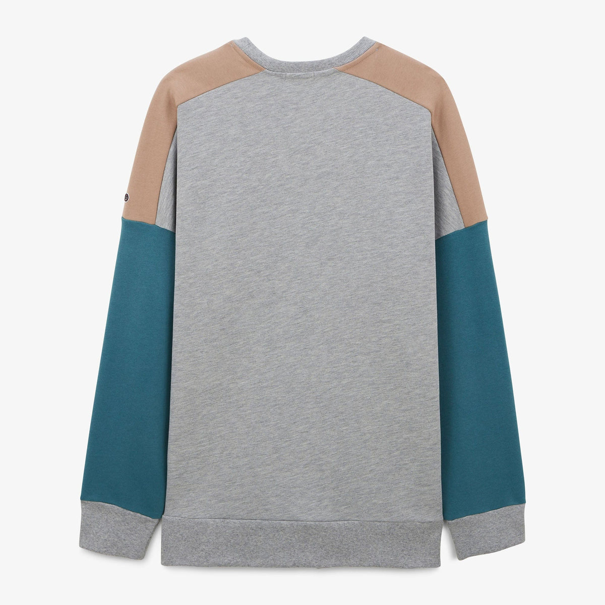 Sweat molleton col rond WE LOVE SERGE gris en coton homme SERGE BLANCO