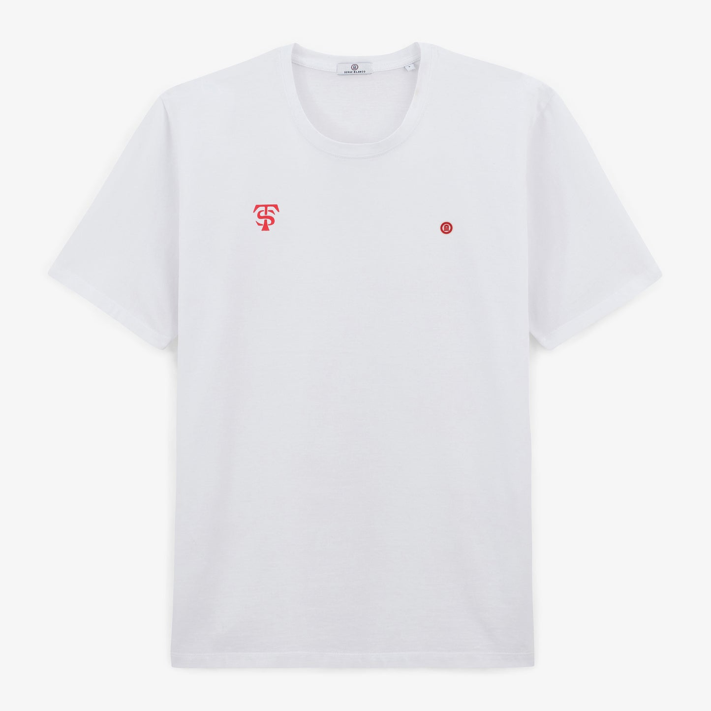 T-shirt "Saint-Sernin" en coton blanc Stade Toulousain