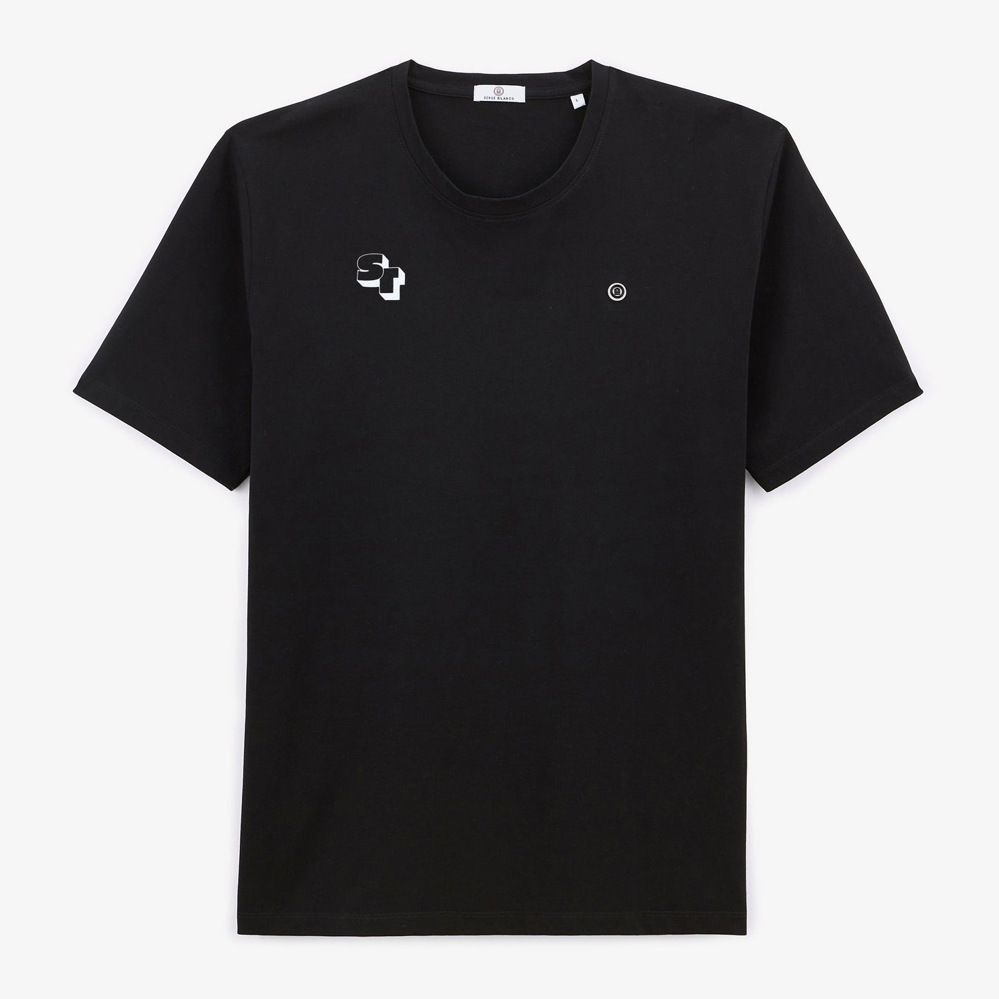 T-shirt en coton noir Stade Toulousain 3D