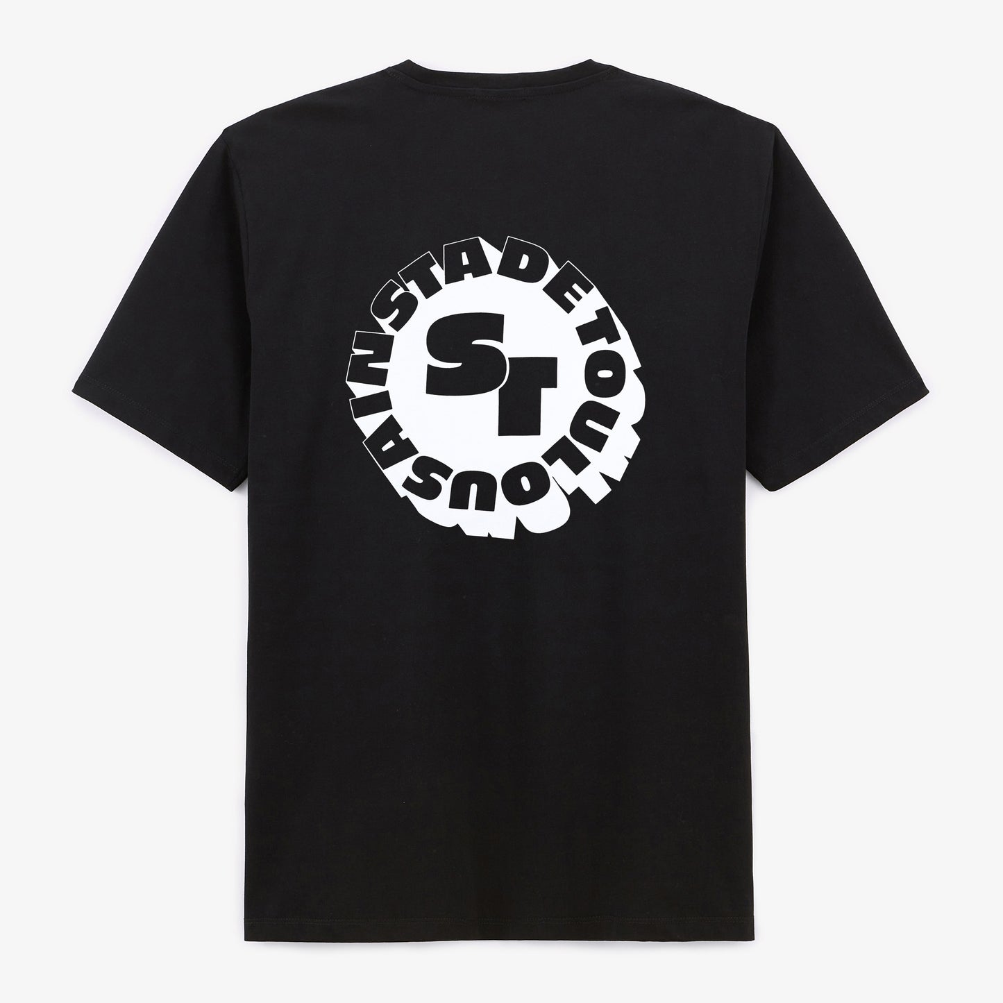 T-shirt en coton noir Stade Toulousain 3D