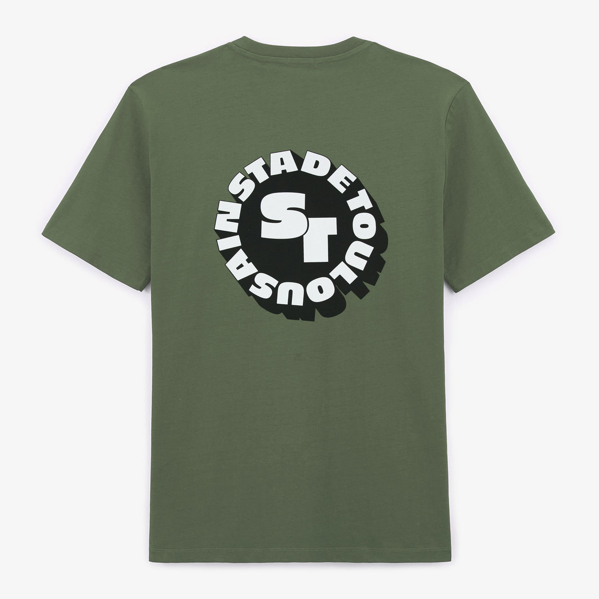 T-shirt en coton vert army Stade Toulousain 3D