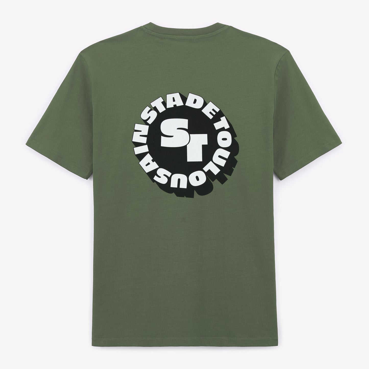 T-shirt en coton vert army Stade Toulousain 3D