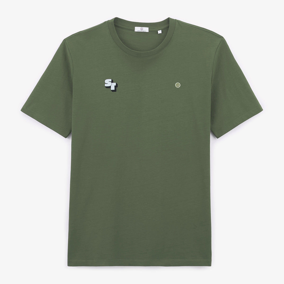 T-shirt en coton vert army Stade Toulousain 3D
