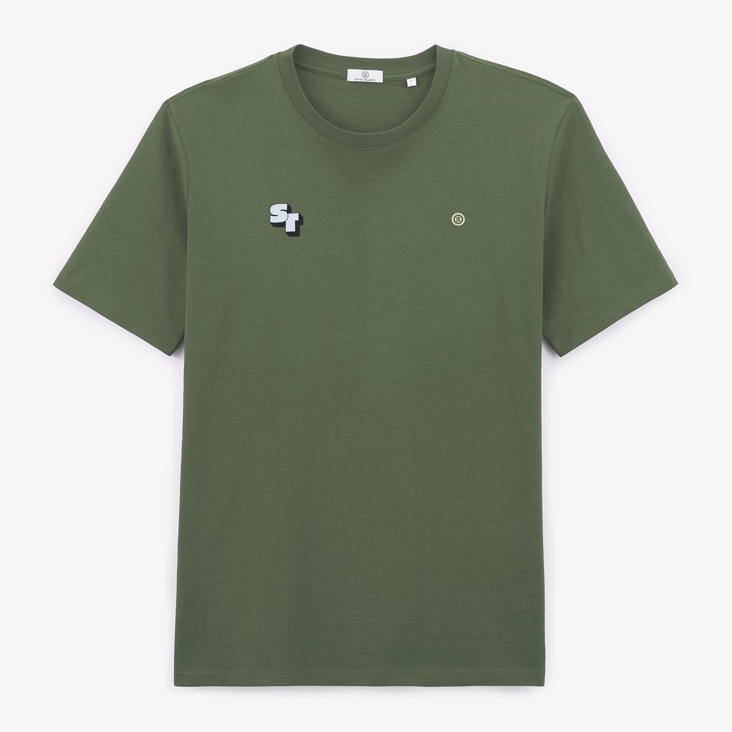 T-shirt en coton vert army Stade Toulousain 3D