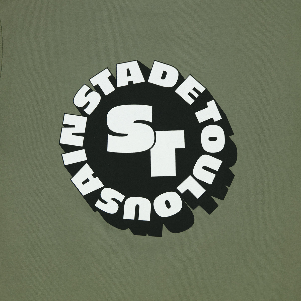 T-shirt en coton vert army Stade Toulousain 3D