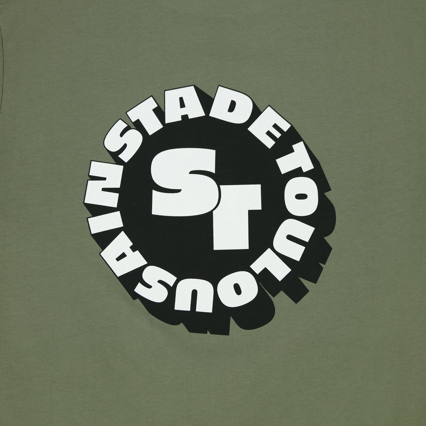 T-shirt en coton vert army Stade Toulousain 3D