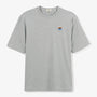 T-shirt manches courtes en coton gris chiné Tancrede Play