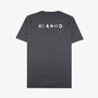 T-shirt manches courtes gris anthracite imprime dos homme SERGE BLANCO