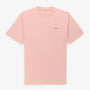 T-shirt manches courtes Tristan en coton slub rose