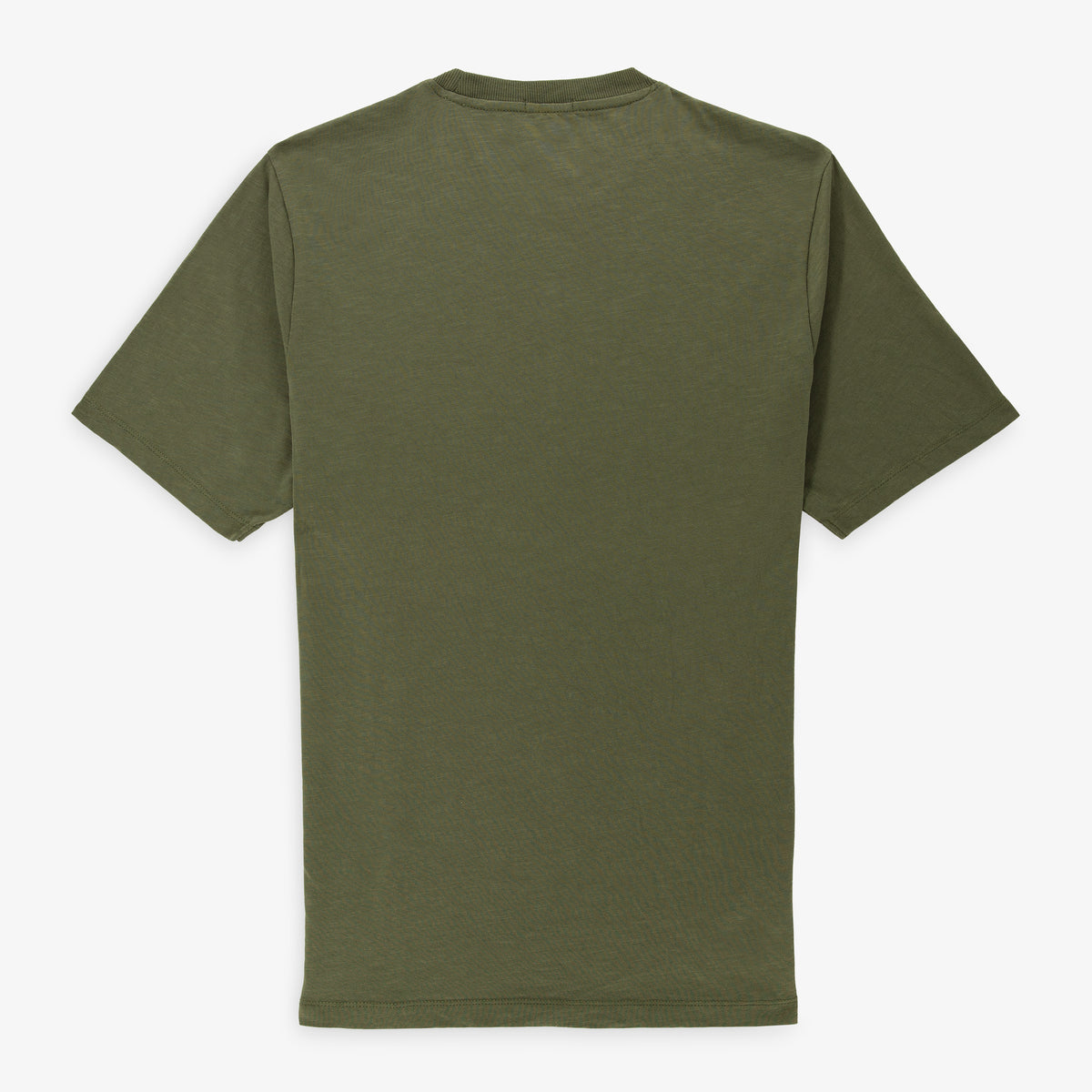 T-shirt manches courtes Tristan en coton slub kaki