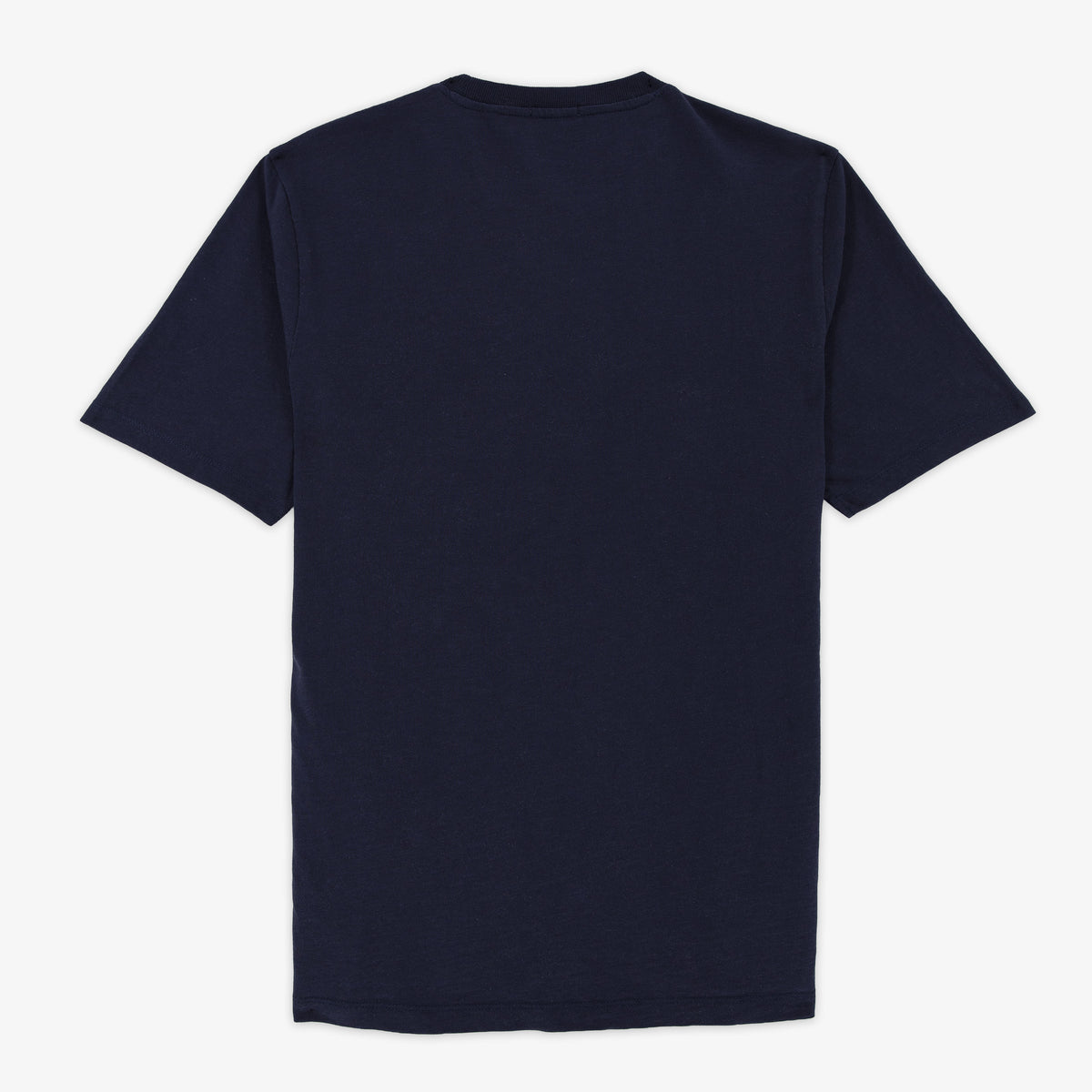 T-shirt manches courtes Tony en coton slub bleu marine