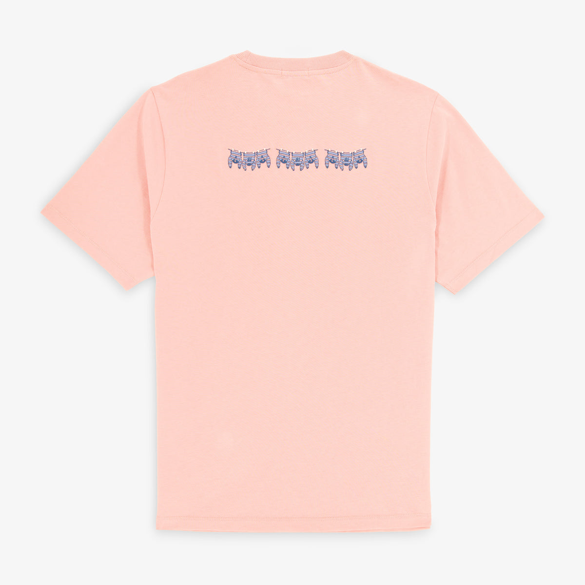 T-shirt manches courtes Théo en coton rose