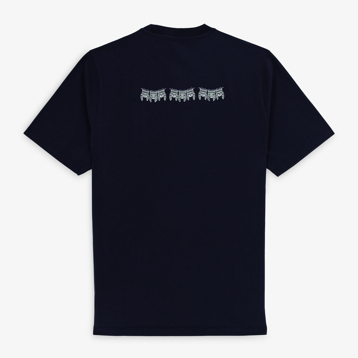 T-shirt manches courtes Théo en coton bleu marine