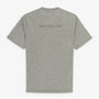T-shirt manches courtes Théo en coton gris chiné