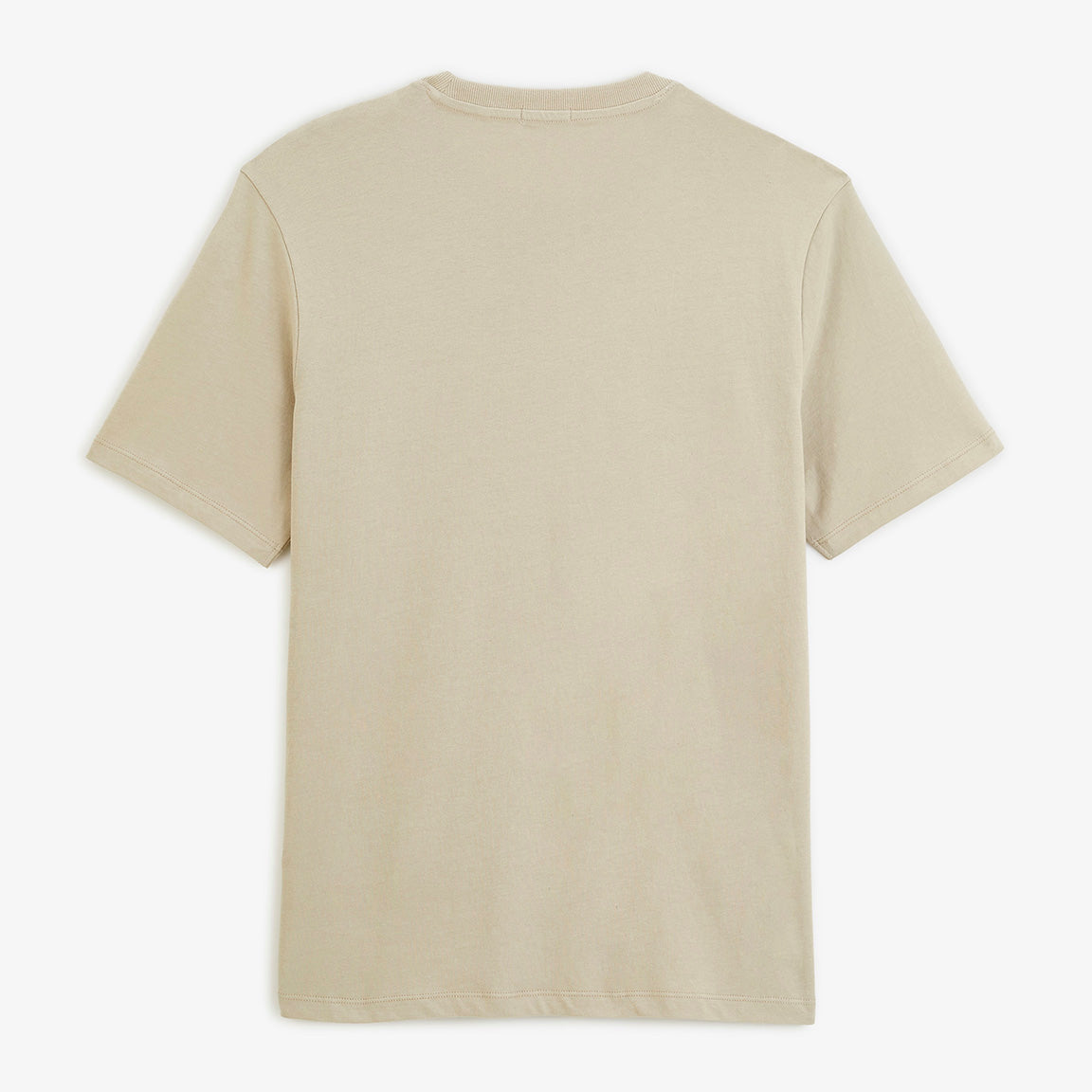 T-shirt manches courtes col rond Théo beige travertin