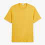 T-shirt manches courtes Théo jaune moutarde