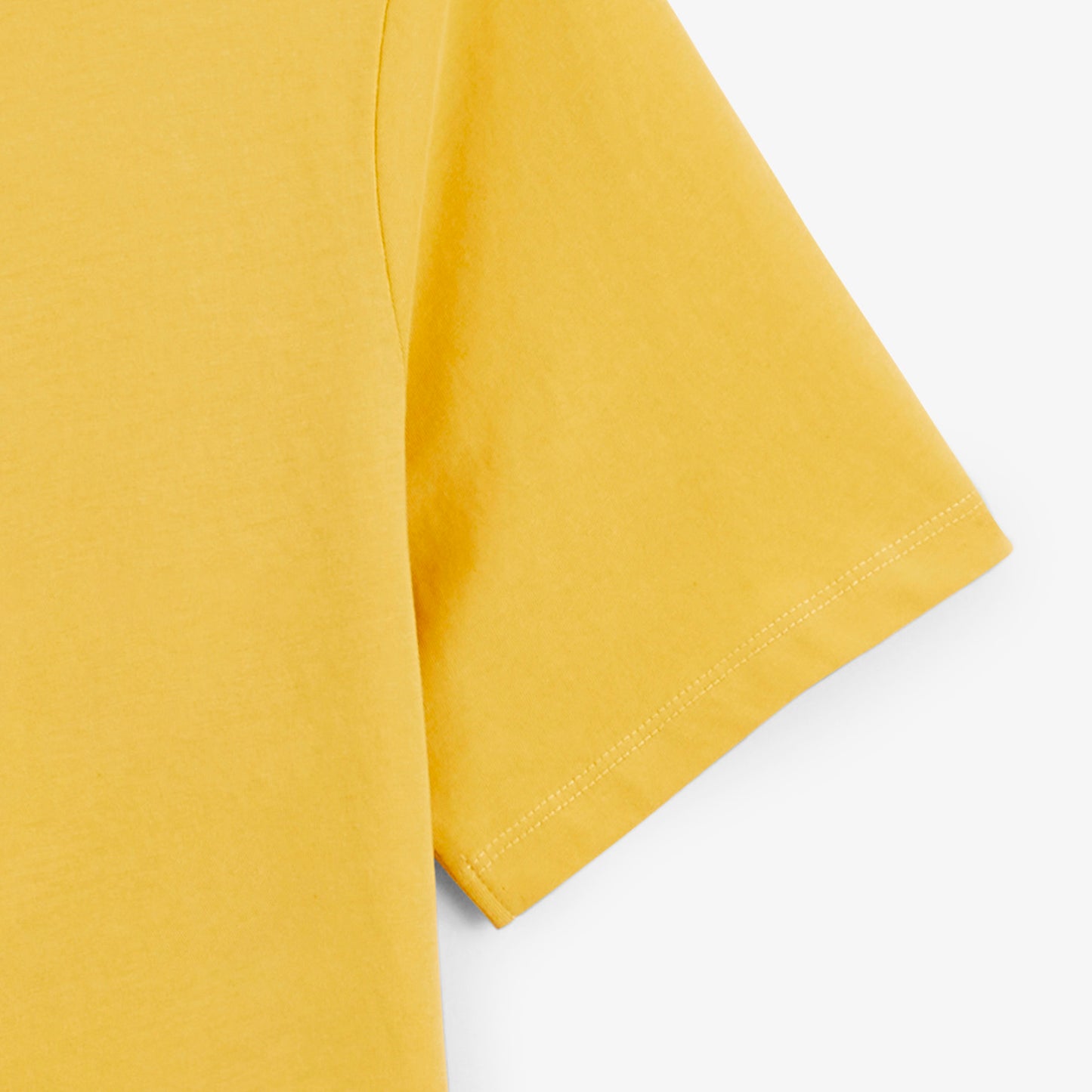 T-shirt manches courtes Théo jaune moutarde