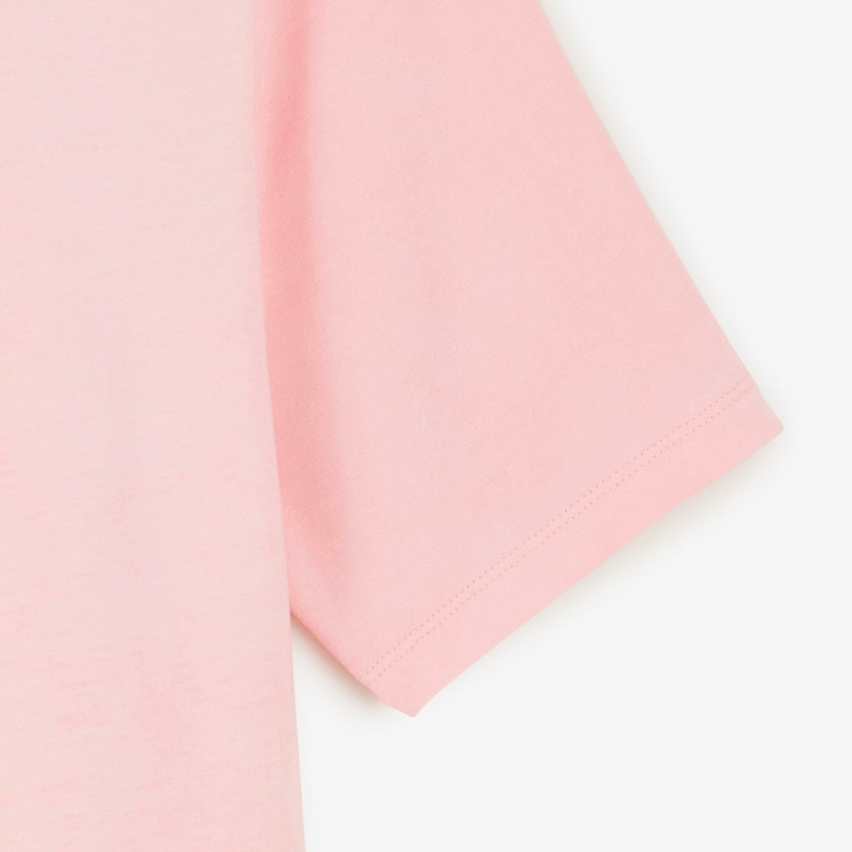T-shirt manches courtes col rond Théo rose pivoine