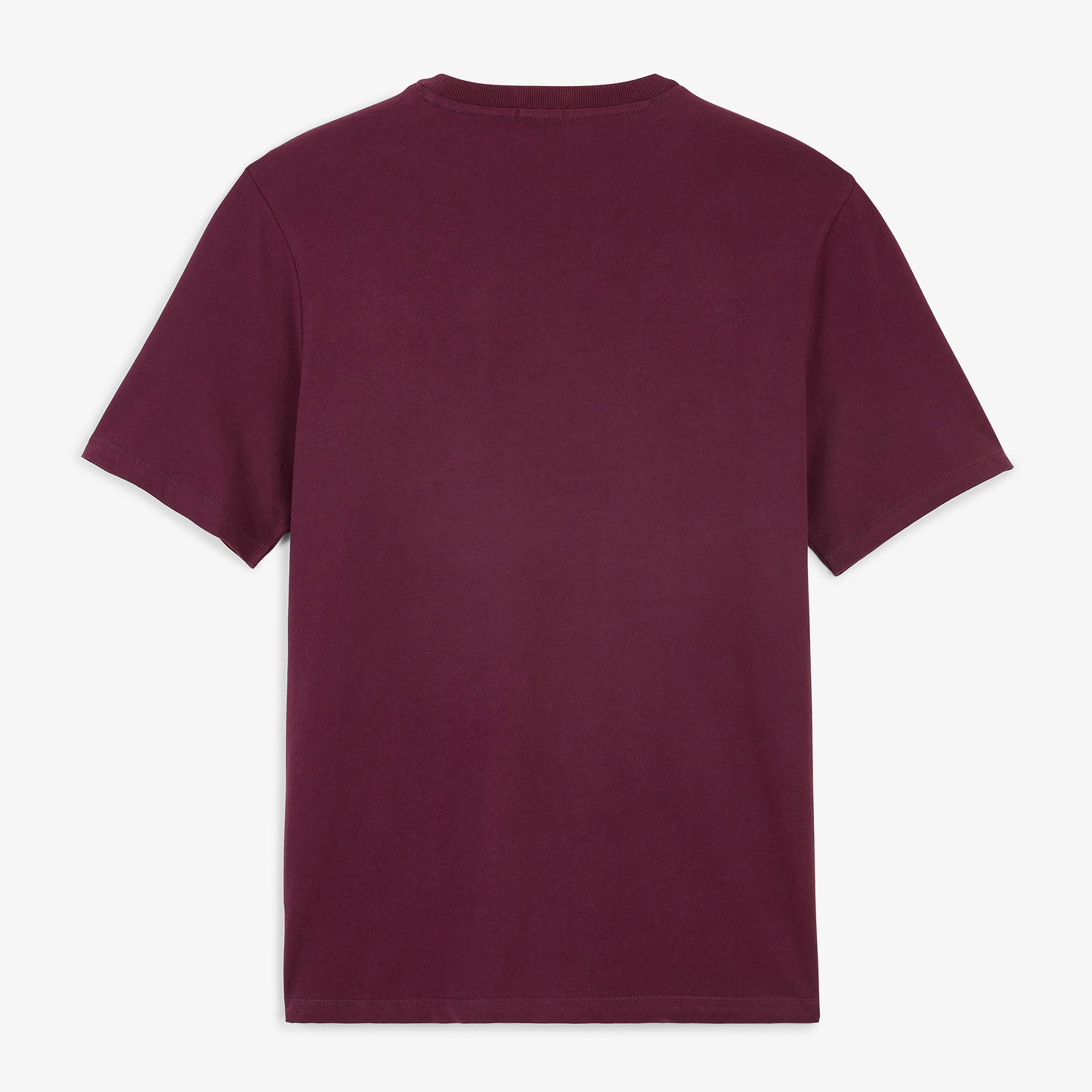 T-shirt manches courtes col rond Théo rouge bordeaux