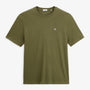 T-shirt manches courtes col rond Théo vert thym