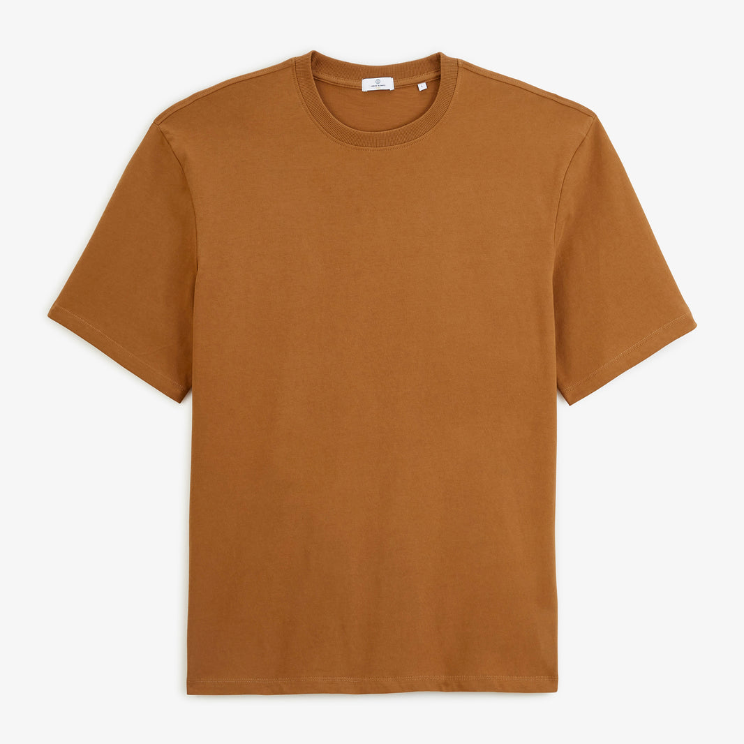 T-shirt manches courtes Thor SBSBPLAY coupe oversize marron caramel