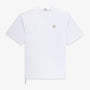 T-shirt blanc en coton à broderie SP Section Paloise