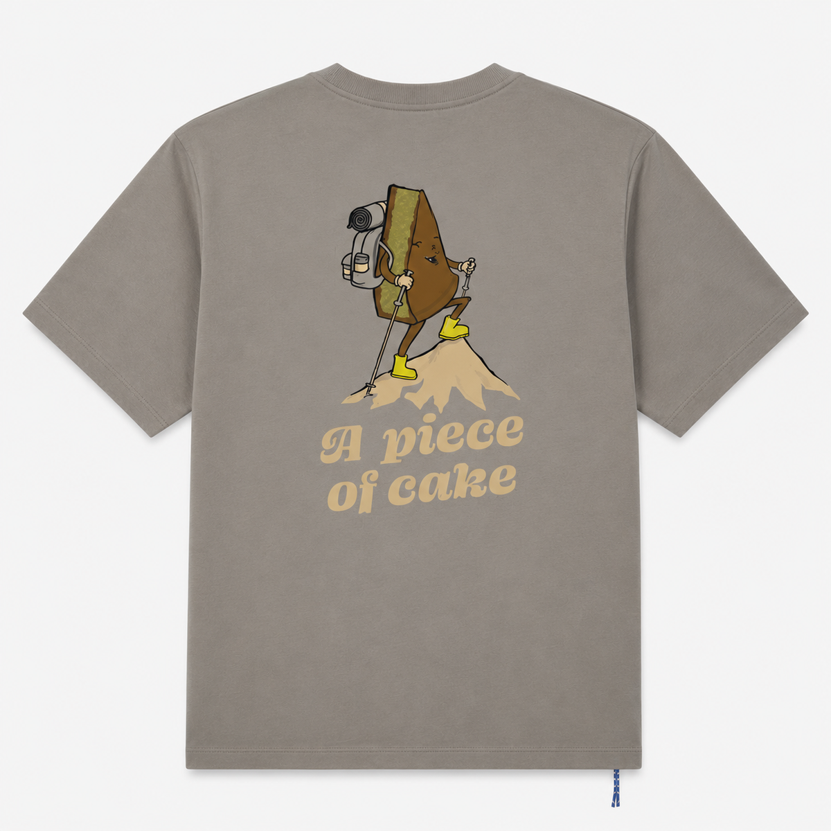 T-shirt manches courtes Thor Play oversize imprimé A Piece of Cake beige sable